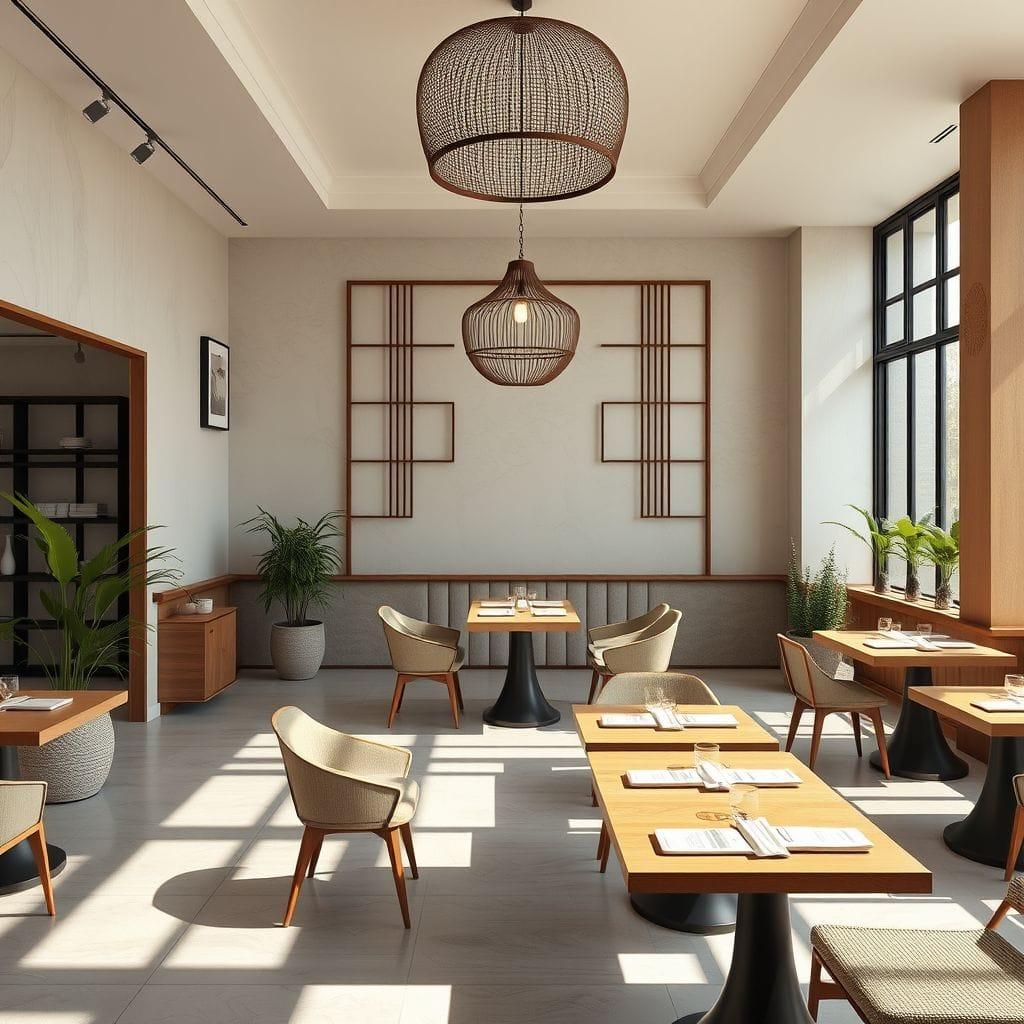 Zen Restaurant design example 3