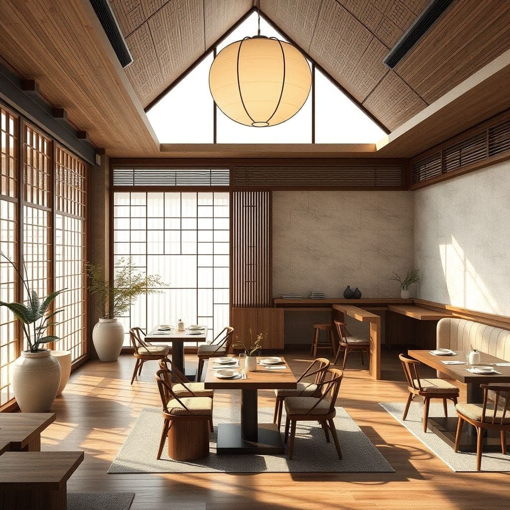 Zen Restaurant design example 4