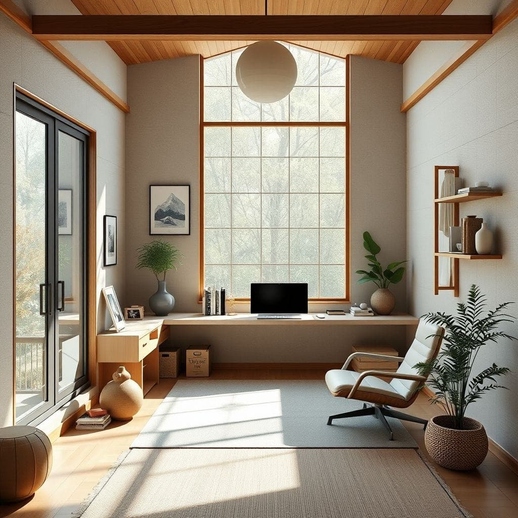 Zen Study Room design example 1