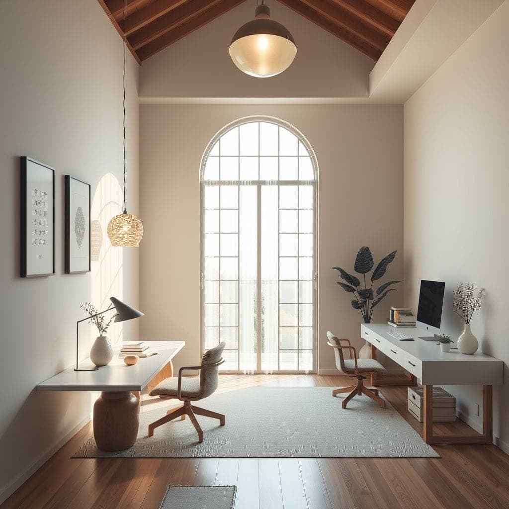 Zen Study Room design example 3