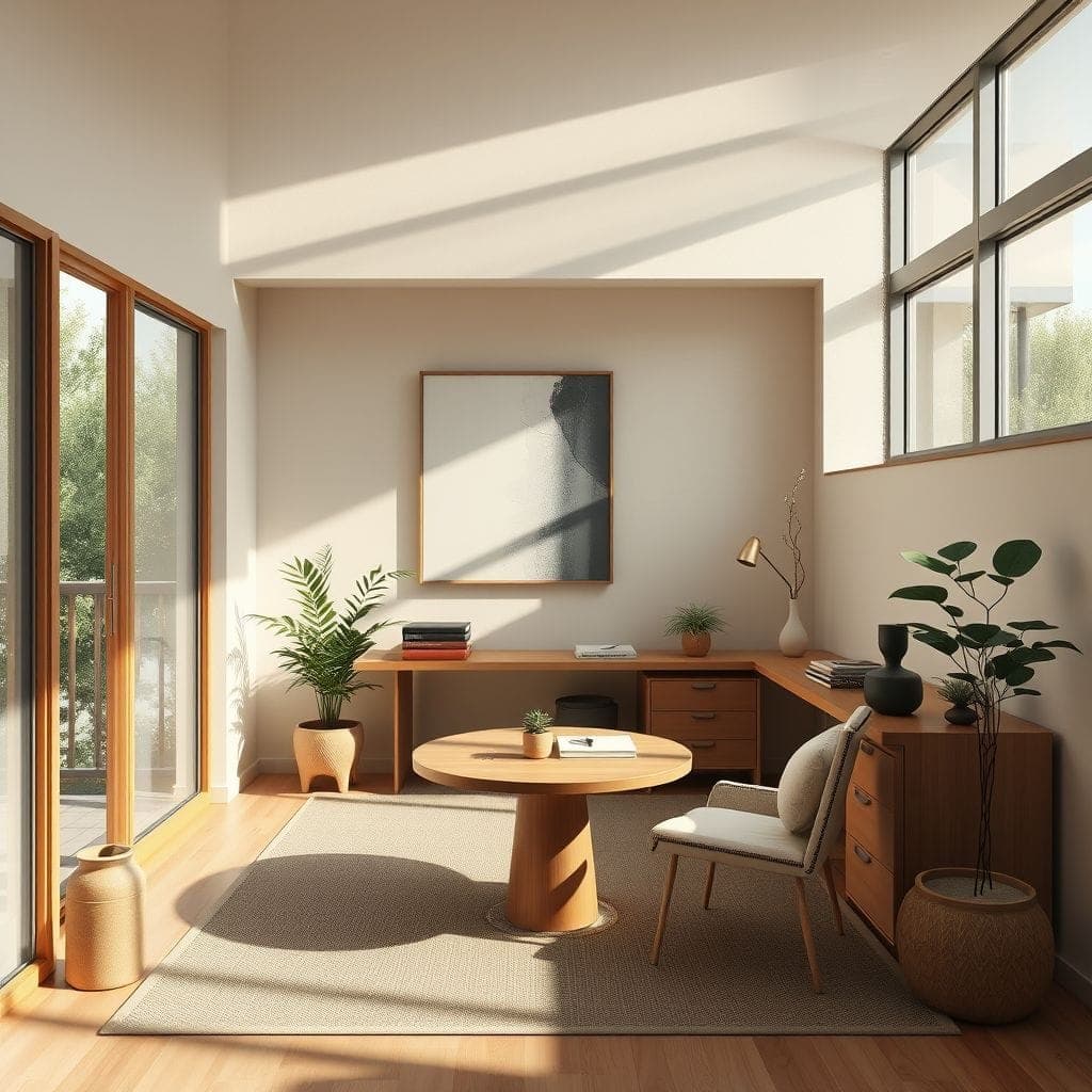 Zen Study Room design example 4