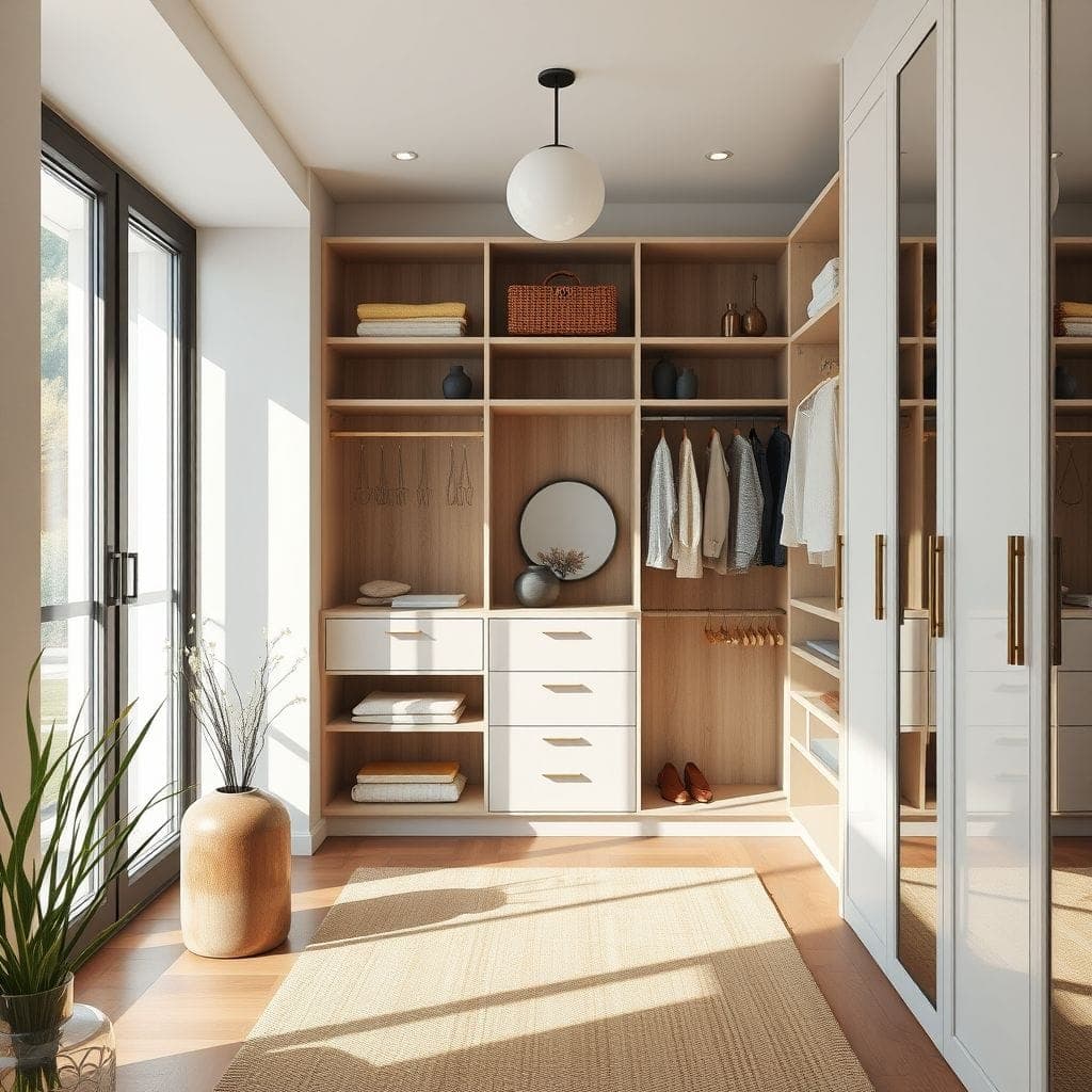 Zen Walk-in Closet design example 1