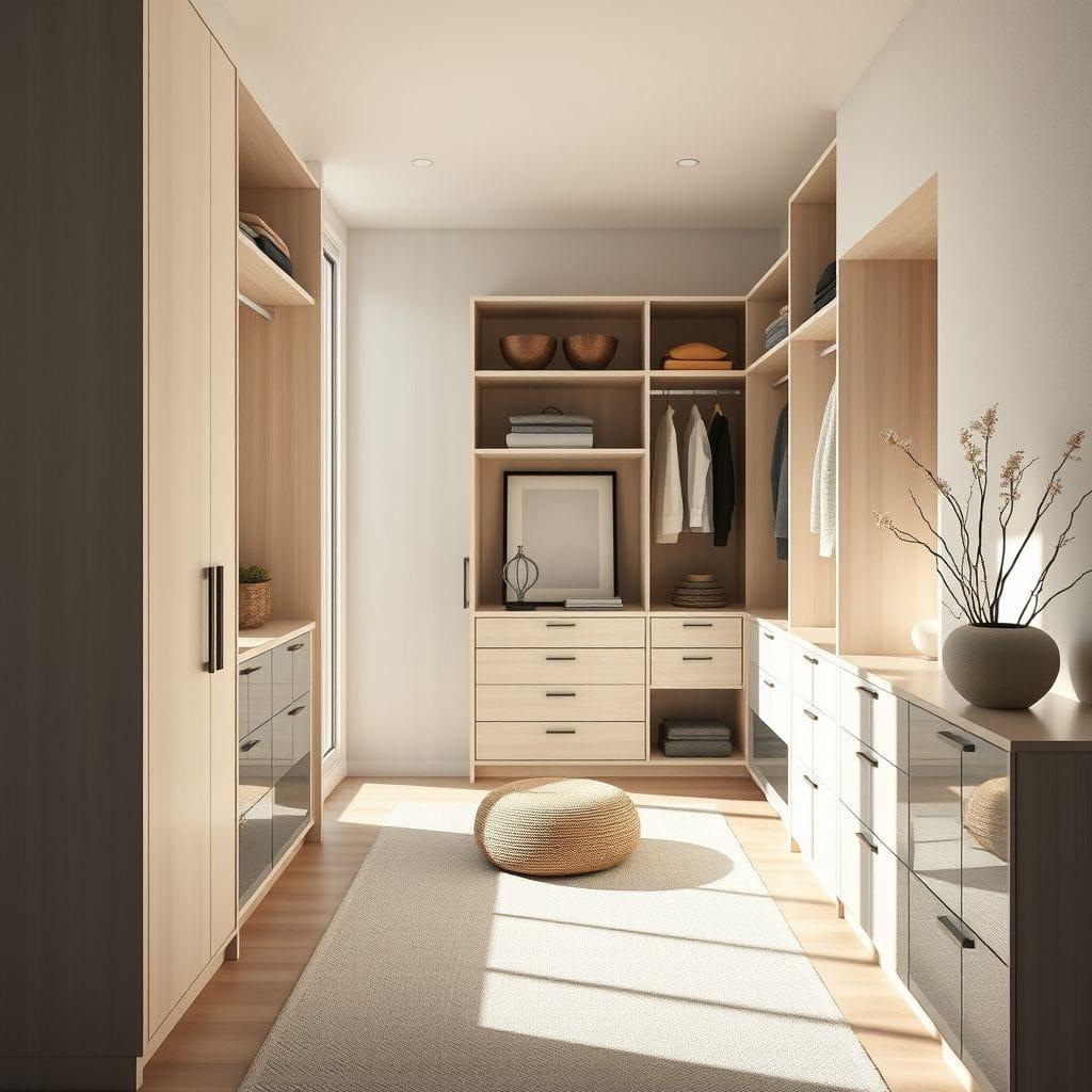 Zen Walk-in Closet design example 3