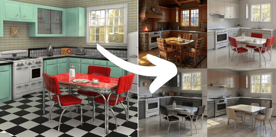 AI-generated modern kitchen design