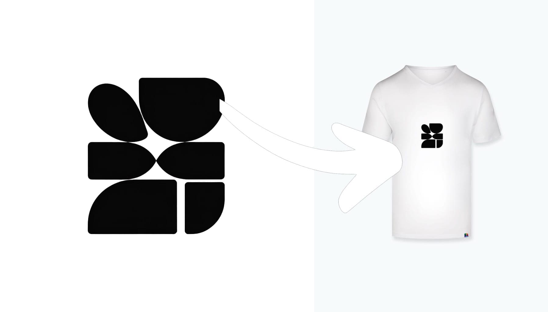 AI t-shirt mockup white variant 4